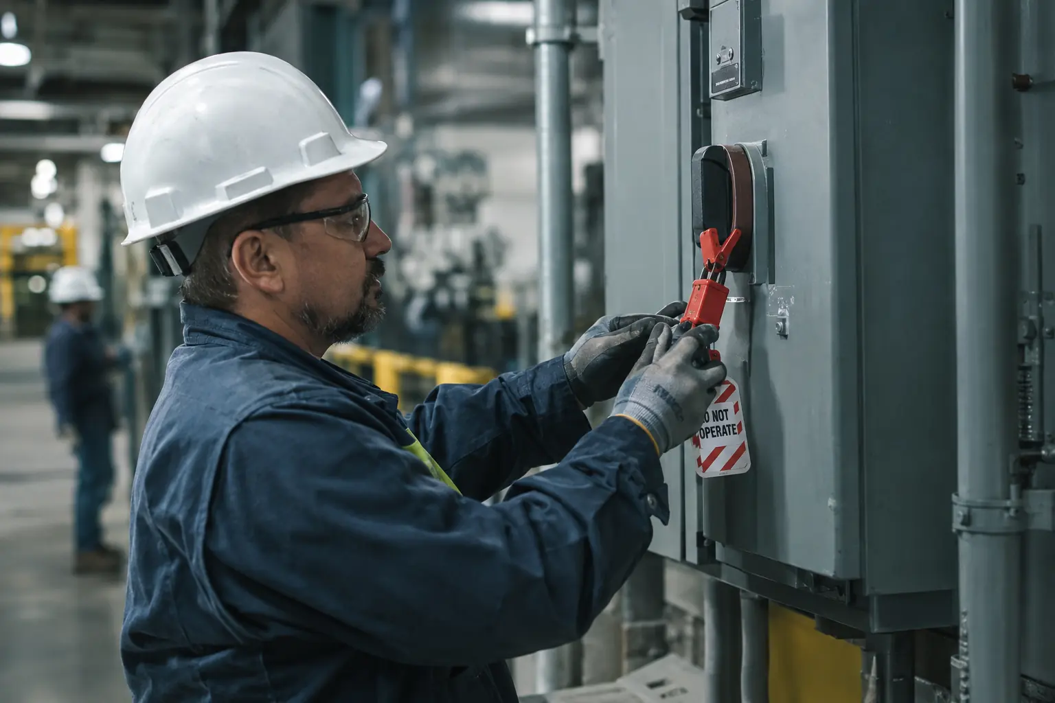Employee at work